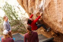 Bouldering in Hueco Tanks on 11/16/2019 with Blue Lizard Climbing and Yoga

Filename: SRM_20191116_1103220.jpg
Aperture: f/2.8
Shutter Speed: 1/320
Body: Canon EOS-1D Mark II
Lens: Canon EF 85mm f/1.2 L II