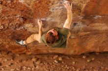 Bouldering in Hueco Tanks on 11/16/2019 with Blue Lizard Climbing and Yoga

Filename: SRM_20191116_1134140.jpg
Aperture: f/2.8
Shutter Speed: 1/320
Body: Canon EOS-1D Mark II
Lens: Canon EF 85mm f/1.2 L II