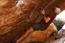 Bouldering in Hueco Tanks on 11/16/2019 with Blue Lizard Climbing and Yoga

Filename: SRM_20191116_1137170.jpg
Aperture: f/2.8
Shutter Speed: 1/1000
Body: Canon EOS-1D Mark II
Lens: Canon EF 85mm f/1.2 L II