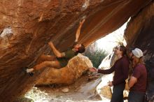 Bouldering in Hueco Tanks on 11/16/2019 with Blue Lizard Climbing and Yoga

Filename: SRM_20191116_1140230.jpg
Aperture: f/4.0
Shutter Speed: 1/400
Body: Canon EOS-1D Mark II
Lens: Canon EF 50mm f/1.8 II