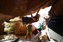 Bouldering in Hueco Tanks on 11/16/2019 with Blue Lizard Climbing and Yoga

Filename: SRM_20191116_1150100.jpg
Aperture: f/5.6
Shutter Speed: 1/320
Body: Canon EOS-1D Mark II
Lens: Canon EF 16-35mm f/2.8 L
