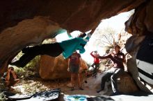 Bouldering in Hueco Tanks on 11/16/2019 with Blue Lizard Climbing and Yoga

Filename: SRM_20191116_1153210.jpg
Aperture: f/5.6
Shutter Speed: 1/320
Body: Canon EOS-1D Mark II
Lens: Canon EF 16-35mm f/2.8 L