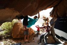 Bouldering in Hueco Tanks on 11/16/2019 with Blue Lizard Climbing and Yoga

Filename: SRM_20191116_1153490.jpg
Aperture: f/5.6
Shutter Speed: 1/320
Body: Canon EOS-1D Mark II
Lens: Canon EF 16-35mm f/2.8 L