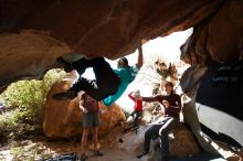 Bouldering in Hueco Tanks on 11/16/2019 with Blue Lizard Climbing and Yoga

Filename: SRM_20191116_1153530.jpg
Aperture: f/5.6
Shutter Speed: 1/320
Body: Canon EOS-1D Mark II
Lens: Canon EF 16-35mm f/2.8 L