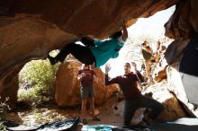 Bouldering in Hueco Tanks on 11/16/2019 with Blue Lizard Climbing and Yoga

Filename: SRM_20191116_1155250.jpg
Aperture: f/5.6
Shutter Speed: 1/400
Body: Canon EOS-1D Mark II
Lens: Canon EF 16-35mm f/2.8 L