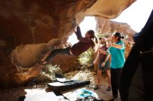 Bouldering in Hueco Tanks on 11/16/2019 with Blue Lizard Climbing and Yoga

Filename: SRM_20191116_1158260.jpg
Aperture: f/5.6
Shutter Speed: 1/250
Body: Canon EOS-1D Mark II
Lens: Canon EF 16-35mm f/2.8 L