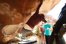 Bouldering in Hueco Tanks on 11/16/2019 with Blue Lizard Climbing and Yoga

Filename: SRM_20191116_1158360.jpg
Aperture: f/5.6
Shutter Speed: 1/125
Body: Canon EOS-1D Mark II
Lens: Canon EF 16-35mm f/2.8 L