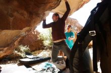 Bouldering in Hueco Tanks on 11/16/2019 with Blue Lizard Climbing and Yoga

Filename: SRM_20191116_1158370.jpg
Aperture: f/5.6
Shutter Speed: 1/200
Body: Canon EOS-1D Mark II
Lens: Canon EF 16-35mm f/2.8 L