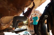 Bouldering in Hueco Tanks on 11/16/2019 with Blue Lizard Climbing and Yoga

Filename: SRM_20191116_1158380.jpg
Aperture: f/5.6
Shutter Speed: 1/200
Body: Canon EOS-1D Mark II
Lens: Canon EF 16-35mm f/2.8 L