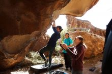 Bouldering in Hueco Tanks on 11/16/2019 with Blue Lizard Climbing and Yoga

Filename: SRM_20191116_1203060.jpg
Aperture: f/5.6
Shutter Speed: 1/400
Body: Canon EOS-1D Mark II
Lens: Canon EF 16-35mm f/2.8 L