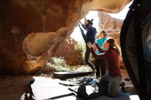 Bouldering in Hueco Tanks on 11/16/2019 with Blue Lizard Climbing and Yoga

Filename: SRM_20191116_1203291.jpg
Aperture: f/5.6
Shutter Speed: 1/250
Body: Canon EOS-1D Mark II
Lens: Canon EF 16-35mm f/2.8 L