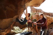 Bouldering in Hueco Tanks on 11/16/2019 with Blue Lizard Climbing and Yoga

Filename: SRM_20191116_1211400.jpg
Aperture: f/5.6
Shutter Speed: 1/400
Body: Canon EOS-1D Mark II
Lens: Canon EF 16-35mm f/2.8 L