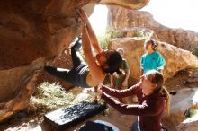 Bouldering in Hueco Tanks on 11/16/2019 with Blue Lizard Climbing and Yoga

Filename: SRM_20191116_1211481.jpg
Aperture: f/5.6
Shutter Speed: 1/250
Body: Canon EOS-1D Mark II
Lens: Canon EF 16-35mm f/2.8 L
