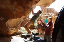Bouldering in Hueco Tanks on 11/16/2019 with Blue Lizard Climbing and Yoga

Filename: SRM_20191116_1215230.jpg
Aperture: f/5.6
Shutter Speed: 1/250
Body: Canon EOS-1D Mark II
Lens: Canon EF 16-35mm f/2.8 L
