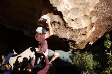 Bouldering in Hueco Tanks on 11/16/2019 with Blue Lizard Climbing and Yoga

Filename: SRM_20191116_1239330.jpg
Aperture: f/8.0
Shutter Speed: 1/1000
Body: Canon EOS-1D Mark II
Lens: Canon EF 16-35mm f/2.8 L