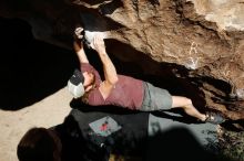 Bouldering in Hueco Tanks on 11/16/2019 with Blue Lizard Climbing and Yoga

Filename: SRM_20191116_1248590.jpg
Aperture: f/8.0
Shutter Speed: 1/640
Body: Canon EOS-1D Mark II
Lens: Canon EF 16-35mm f/2.8 L