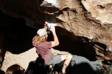 Bouldering in Hueco Tanks on 11/16/2019 with Blue Lizard Climbing and Yoga

Filename: SRM_20191116_1249040.jpg
Aperture: f/8.0
Shutter Speed: 1/500
Body: Canon EOS-1D Mark II
Lens: Canon EF 16-35mm f/2.8 L