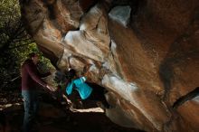 Bouldering in Hueco Tanks on 11/16/2019 with Blue Lizard Climbing and Yoga

Filename: SRM_20191116_1348490.jpg
Aperture: f/8.0
Shutter Speed: 1/250
Body: Canon EOS-1D Mark II
Lens: Canon EF 16-35mm f/2.8 L