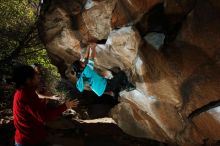 Bouldering in Hueco Tanks on 11/16/2019 with Blue Lizard Climbing and Yoga

Filename: SRM_20191116_1350080.jpg
Aperture: f/8.0
Shutter Speed: 1/250
Body: Canon EOS-1D Mark II
Lens: Canon EF 16-35mm f/2.8 L