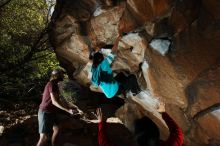 Bouldering in Hueco Tanks on 11/16/2019 with Blue Lizard Climbing and Yoga

Filename: SRM_20191116_1350150.jpg
Aperture: f/8.0
Shutter Speed: 1/250
Body: Canon EOS-1D Mark II
Lens: Canon EF 16-35mm f/2.8 L