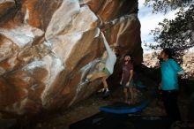 Bouldering in Hueco Tanks on 11/16/2019 with Blue Lizard Climbing and Yoga

Filename: SRM_20191116_1357130.jpg
Aperture: f/8.0
Shutter Speed: 1/250
Body: Canon EOS-1D Mark II
Lens: Canon EF 16-35mm f/2.8 L