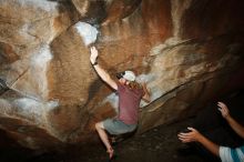 Bouldering in Hueco Tanks on 11/16/2019 with Blue Lizard Climbing and Yoga

Filename: SRM_20191116_1359260.jpg
Aperture: f/8.0
Shutter Speed: 1/250
Body: Canon EOS-1D Mark II
Lens: Canon EF 16-35mm f/2.8 L