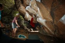 Bouldering in Hueco Tanks on 11/16/2019 with Blue Lizard Climbing and Yoga

Filename: SRM_20191116_1401010.jpg
Aperture: f/8.0
Shutter Speed: 1/250
Body: Canon EOS-1D Mark II
Lens: Canon EF 16-35mm f/2.8 L