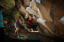 Bouldering in Hueco Tanks on 11/16/2019 with Blue Lizard Climbing and Yoga

Filename: SRM_20191116_1401040.jpg
Aperture: f/8.0
Shutter Speed: 1/250
Body: Canon EOS-1D Mark II
Lens: Canon EF 16-35mm f/2.8 L