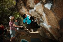 Bouldering in Hueco Tanks on 11/16/2019 with Blue Lizard Climbing and Yoga

Filename: SRM_20191116_1402420.jpg
Aperture: f/8.0
Shutter Speed: 1/250
Body: Canon EOS-1D Mark II
Lens: Canon EF 16-35mm f/2.8 L