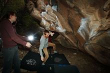 Bouldering in Hueco Tanks on 11/16/2019 with Blue Lizard Climbing and Yoga

Filename: SRM_20191116_1414440.jpg
Aperture: f/8.0
Shutter Speed: 1/200
Body: Canon EOS-1D Mark II
Lens: Canon EF 16-35mm f/2.8 L