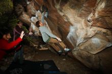 Bouldering in Hueco Tanks on 11/16/2019 with Blue Lizard Climbing and Yoga

Filename: SRM_20191116_1416470.jpg
Aperture: f/8.0
Shutter Speed: 1/250
Body: Canon EOS-1D Mark II
Lens: Canon EF 16-35mm f/2.8 L