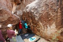 Bouldering in Hueco Tanks on 11/16/2019 with Blue Lizard Climbing and Yoga

Filename: SRM_20191116_1424370.jpg
Aperture: f/5.6
Shutter Speed: 1/250
Body: Canon EOS-1D Mark II
Lens: Canon EF 16-35mm f/2.8 L