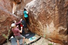 Bouldering in Hueco Tanks on 11/16/2019 with Blue Lizard Climbing and Yoga

Filename: SRM_20191116_1425370.jpg
Aperture: f/5.6
Shutter Speed: 1/250
Body: Canon EOS-1D Mark II
Lens: Canon EF 16-35mm f/2.8 L