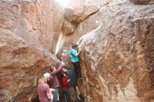 Bouldering in Hueco Tanks on 11/16/2019 with Blue Lizard Climbing and Yoga

Filename: SRM_20191116_1425440.jpg
Aperture: f/5.6
Shutter Speed: 1/250
Body: Canon EOS-1D Mark II
Lens: Canon EF 16-35mm f/2.8 L