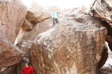 Bouldering in Hueco Tanks on 11/16/2019 with Blue Lizard Climbing and Yoga

Filename: SRM_20191116_1426410.jpg
Aperture: f/5.6
Shutter Speed: 1/250
Body: Canon EOS-1D Mark II
Lens: Canon EF 16-35mm f/2.8 L