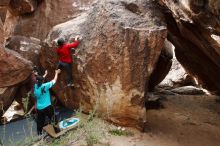 Bouldering in Hueco Tanks on 11/16/2019 with Blue Lizard Climbing and Yoga

Filename: SRM_20191116_1432530.jpg
Aperture: f/5.6
Shutter Speed: 1/320
Body: Canon EOS-1D Mark II
Lens: Canon EF 16-35mm f/2.8 L