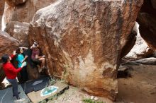 Bouldering in Hueco Tanks on 11/16/2019 with Blue Lizard Climbing and Yoga

Filename: SRM_20191116_1434230.jpg
Aperture: f/5.6
Shutter Speed: 1/200
Body: Canon EOS-1D Mark II
Lens: Canon EF 16-35mm f/2.8 L