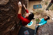 Bouldering in Hueco Tanks on 11/16/2019 with Blue Lizard Climbing and Yoga

Filename: SRM_20191116_1438511.jpg
Aperture: f/5.6
Shutter Speed: 1/400
Body: Canon EOS-1D Mark II
Lens: Canon EF 16-35mm f/2.8 L