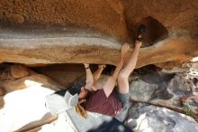 Bouldering in Hueco Tanks on 11/16/2019 with Blue Lizard Climbing and Yoga

Filename: SRM_20191116_1559050.jpg
Aperture: f/5.6
Shutter Speed: 1/200
Body: Canon EOS-1D Mark II
Lens: Canon EF 16-35mm f/2.8 L