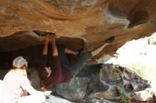 Bouldering in Hueco Tanks on 11/16/2019 with Blue Lizard Climbing and Yoga

Filename: SRM_20191116_1604160.jpg
Aperture: f/4.0
Shutter Speed: 1/320
Body: Canon EOS-1D Mark II
Lens: Canon EF 50mm f/1.8 II