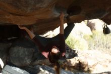 Bouldering in Hueco Tanks on 11/16/2019 with Blue Lizard Climbing and Yoga

Filename: SRM_20191116_1604350.jpg
Aperture: f/4.0
Shutter Speed: 1/640
Body: Canon EOS-1D Mark II
Lens: Canon EF 50mm f/1.8 II