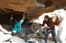 Bouldering in Hueco Tanks on 11/16/2019 with Blue Lizard Climbing and Yoga

Filename: SRM_20191116_1607000.jpg
Aperture: f/4.0
Shutter Speed: 1/320
Body: Canon EOS-1D Mark II
Lens: Canon EF 50mm f/1.8 II