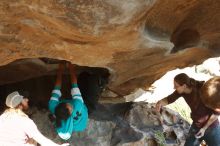 Bouldering in Hueco Tanks on 11/16/2019 with Blue Lizard Climbing and Yoga

Filename: SRM_20191116_1607090.jpg
Aperture: f/4.0
Shutter Speed: 1/250
Body: Canon EOS-1D Mark II
Lens: Canon EF 50mm f/1.8 II