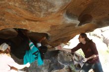 Bouldering in Hueco Tanks on 11/16/2019 with Blue Lizard Climbing and Yoga

Filename: SRM_20191116_1607180.jpg
Aperture: f/4.0
Shutter Speed: 1/320
Body: Canon EOS-1D Mark II
Lens: Canon EF 50mm f/1.8 II