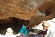 Bouldering in Hueco Tanks on 11/16/2019 with Blue Lizard Climbing and Yoga

Filename: SRM_20191116_1609230.jpg
Aperture: f/4.0
Shutter Speed: 1/250
Body: Canon EOS-1D Mark II
Lens: Canon EF 50mm f/1.8 II