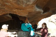 Bouldering in Hueco Tanks on 11/16/2019 with Blue Lizard Climbing and Yoga

Filename: SRM_20191116_1612001.jpg
Aperture: f/4.0
Shutter Speed: 1/320
Body: Canon EOS-1D Mark II
Lens: Canon EF 50mm f/1.8 II