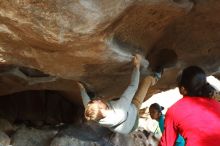 Bouldering in Hueco Tanks on 11/16/2019 with Blue Lizard Climbing and Yoga

Filename: SRM_20191116_1619510.jpg
Aperture: f/4.0
Shutter Speed: 1/160
Body: Canon EOS-1D Mark II
Lens: Canon EF 50mm f/1.8 II