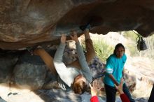 Bouldering in Hueco Tanks on 11/16/2019 with Blue Lizard Climbing and Yoga

Filename: SRM_20191116_1619580.jpg
Aperture: f/4.0
Shutter Speed: 1/320
Body: Canon EOS-1D Mark II
Lens: Canon EF 50mm f/1.8 II
