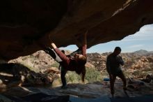 Bouldering in Hueco Tanks on 11/16/2019 with Blue Lizard Climbing and Yoga

Filename: SRM_20191116_1644310.jpg
Aperture: f/8.0
Shutter Speed: 1/250
Body: Canon EOS-1D Mark II
Lens: Canon EF 16-35mm f/2.8 L