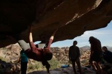 Bouldering in Hueco Tanks on 11/16/2019 with Blue Lizard Climbing and Yoga

Filename: SRM_20191116_1644330.jpg
Aperture: f/8.0
Shutter Speed: 1/250
Body: Canon EOS-1D Mark II
Lens: Canon EF 16-35mm f/2.8 L